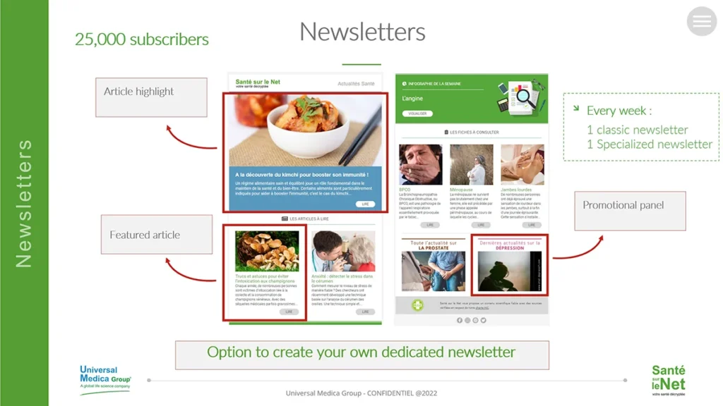 Newsletter for health professionals